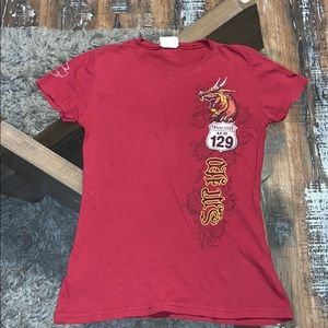 Harley-Davidson “tail of the dragon” knit top